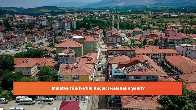 Malatya Türkiye'nin Kaçıncı Kalabalık Şehri?