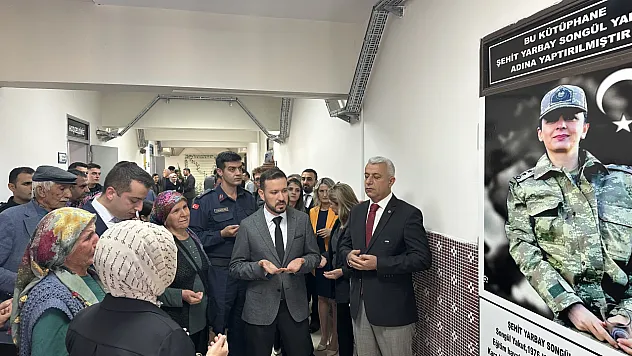 Malatya Yazıhan'da Şehit Komutana Vefa Kütüphanesi