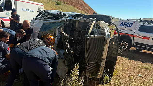 Malatya Yolunda Kaza! Otomobil Şarampole Devrildi, 1 Kişi Hayatını Kaybetti