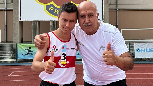 Milli atlet Muhammet Eren Uysal'dan altın madalya