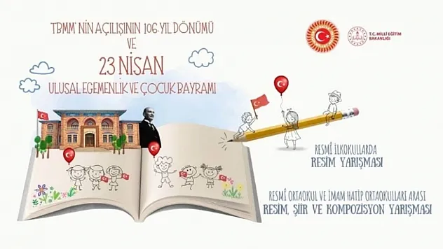 Milli Eğitim Bakanlığı 23 Nisan Temalı Sanat Yarışması Başvurularını Başlattı