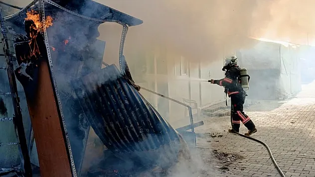 Samanköy Konteyner Kent'te Korku Dolu Anlar!