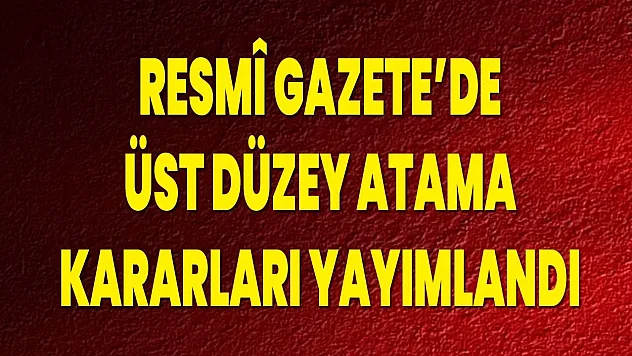 Son Dakika: Cumhurbaşkanı Erdoğan'ın İmzasıyla 37 İlde Emniyet Müdürü Değişti