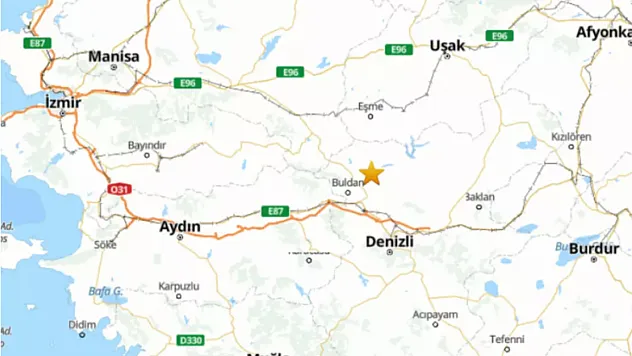 Son Dakika: Denizli'de 5,1 Büyüklüğünde Deprem!