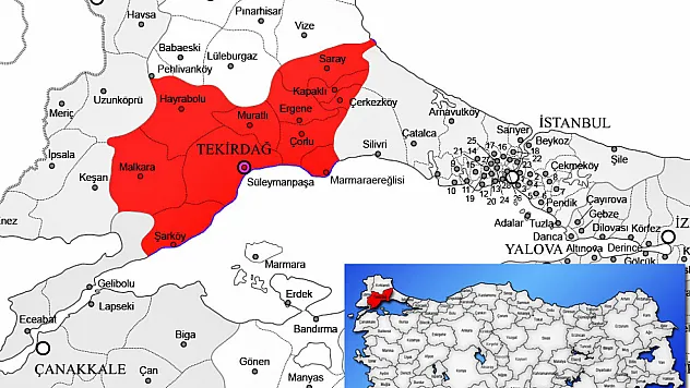 Tekirdağ'ın En Küçük İlçesi Hangisi?