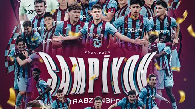 Trabzonspor U19'dan Tarihi Başarı! Üst Üste 3. Kez Şampiyon