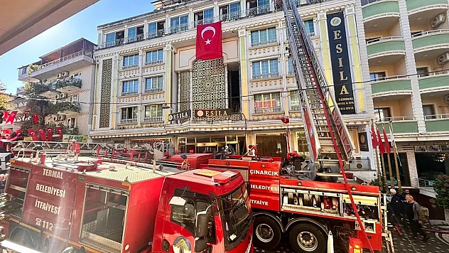 Yalova Termal'de 5 Katlı Otelde Korkutan Yangın! Alevler Kısa Sürede Kontrol Altına Alındı