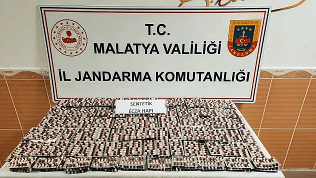 Yeşilyurt'ta Binlerce Sentetik Hap Ele Geçirildi