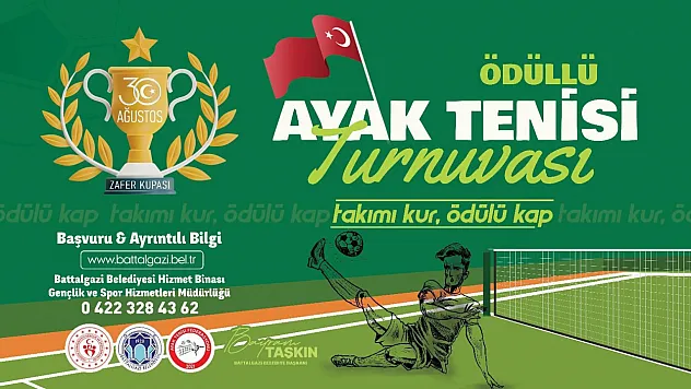 Zafer Bayramı'na Özel Ayak Tenisi Turnuvası