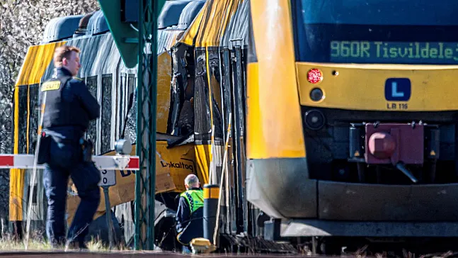 Danimarka'da Trenler Çarpıştı! Çok Sayıda Yaralı Var