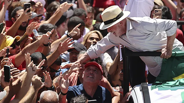 Lula da Silva'dan Seçim Öncesi Başkentte Miting