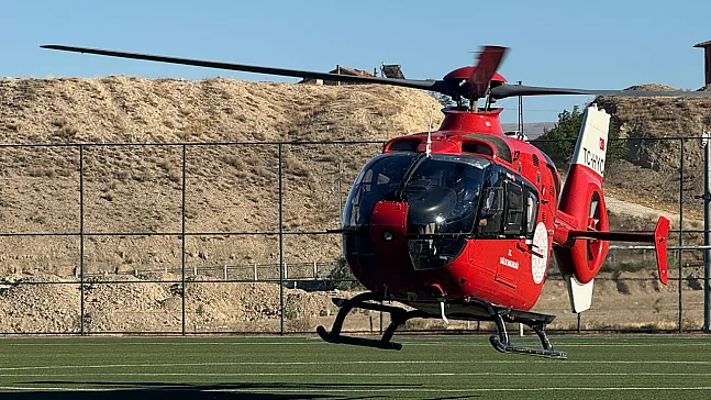Malatya'da 73 Yaşındaki Hasta İçin Helikopter Havalandı!