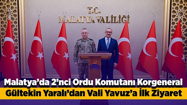 2’nci Ordu’da Görev Değişimi Sonrası İlk Temas! Korgeneral Yaralı’dan Vali Yavuz’a Ziyaret