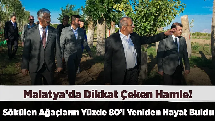 Malatya’da Yeşil Seferberlik! Her Yıl 20 Bin Fidan Üretiliyor