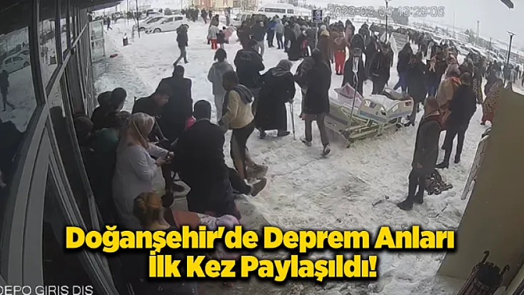3 Yıl Sonra Doğanşehir Devlet Hastanesi’nde Deprem Anı!