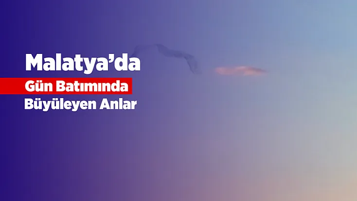 Akçadağ’da Doğanın Gösterisi! Kuşlar Gökyüzünde İz Bıraktı