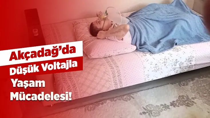 Akçadağ'da Elektrik Sorunu Genç Hastayı Hayata Bağlayan Cihazı Durduruyor