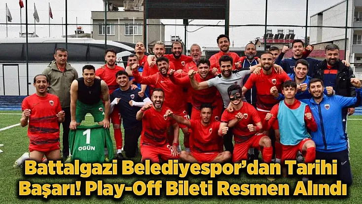 Battalgazi Belediyespor Şov Yaptı! Play-Off Kapısı Aralandı
