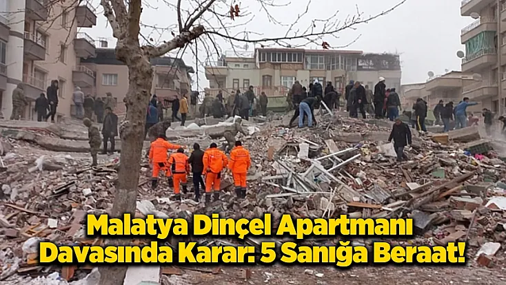 Battalgazi'de ki Dinçel Apartmanı Davasında Fenni Mesul Bombası!
