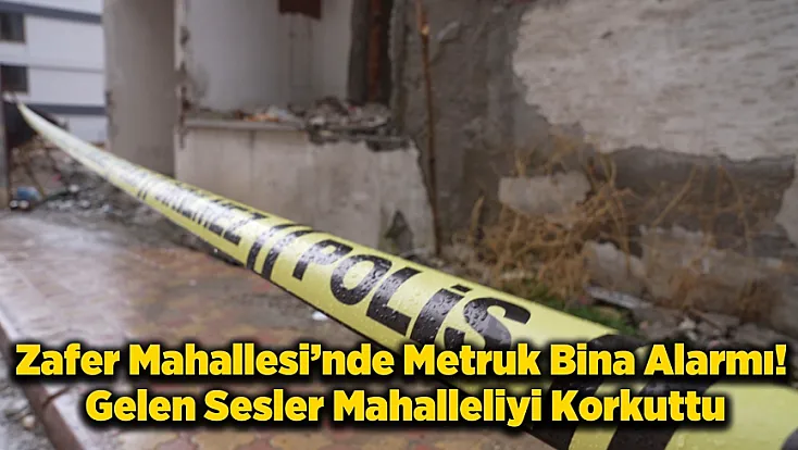 Battalgazi’de Şüpheli Ses Alarmı: Bina Çevresi Şeritle Kapatıldı