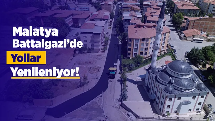 Battalgazi’de Yol Yenileme Çalışmaları Devam Ediyor! İki Mahallede Sıcak Asfalt Tamamlandı