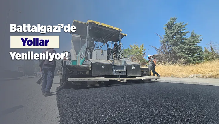 Battalgazi’de Yol Yenileme Mesaisi Sürüyor