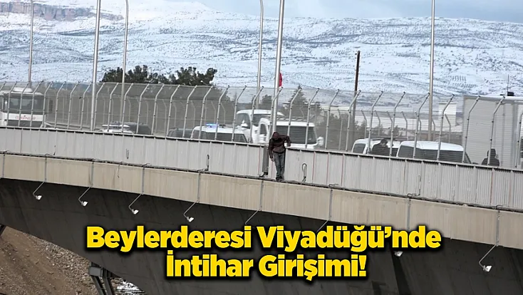 Beylerderesi Viyadüğü'nde Saatler Süren İkna Mesaisi!