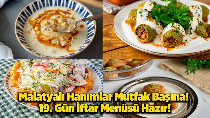 Bir Malatya Klasiği: 19. Gün İftarında Damak Çatlatan Geleneksel Tatlar!