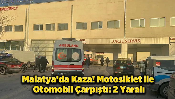 Buhara Bulvarı’nda kaza: Motosikletteki 2 kişi yaralandı