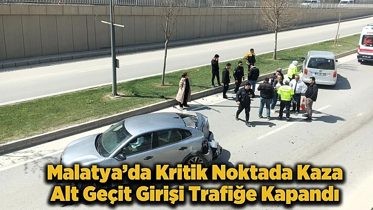 Çevreyolunda Korkutan Kaza! Otomobil Refüje Savruldu, Yaralanan  Olmadı
