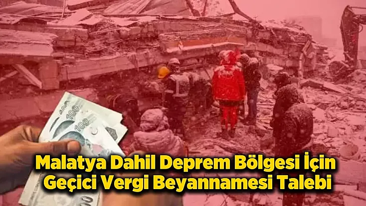 Deprem Bölgesi İçin Kritik Çağrı! Süre İstendi