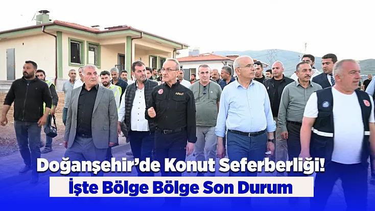 Doğanşehir’de Konut Seferberliği!  Hangi Mahallede Ne Durumda?