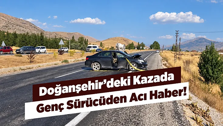 Doğanşehir’de Motosiklet Kazası! Acı Haber Hastaneden Geldi