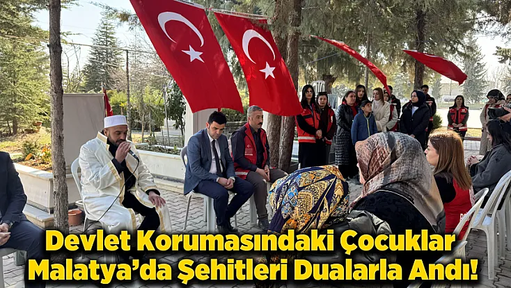 Dualarla Anılan Kahramanlar: Malatya’da Çocuklardan Şehitlik Ziyareti