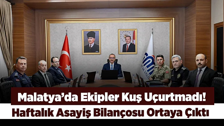 Ekipler Malatya'da Kuş Uçurtmadı!