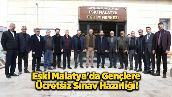 Eski Malatya'da Ücretsiz Kurs Merkezi Açıldı!