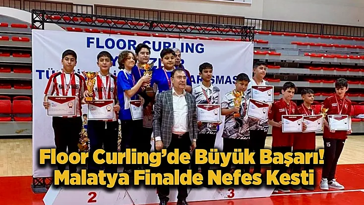 Floor Curling’de Malatya Rüzgarı! Türkiye İkincisi Oldular
