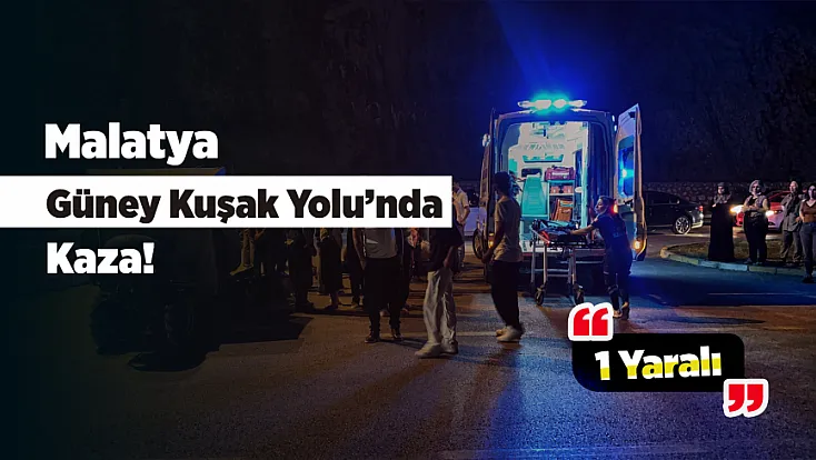 Güney Kuşak Yolu'nda Kaza! Motosiklet Sürücüsü Yaralandı