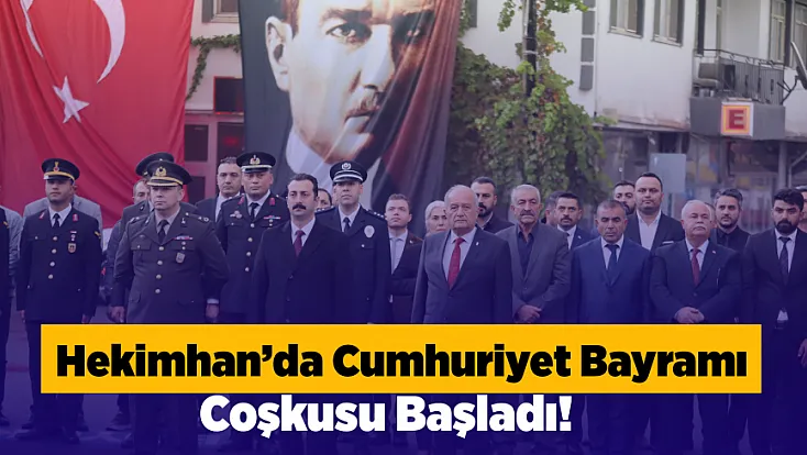 Hekimhan’da 29 Ekim Cumhuriyet Bayramı Töreni Düzenlendi!
