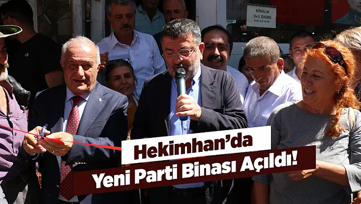 Hekimhan’da Yeni Parti Binası Açıldı! Veli Ağbaba’dan Dikkat Çeken Çağrı