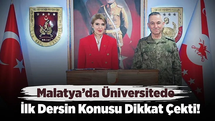 İnanç Siraç Kara Ölmeztoprak Üniversitede İlk Dersi Verdi!