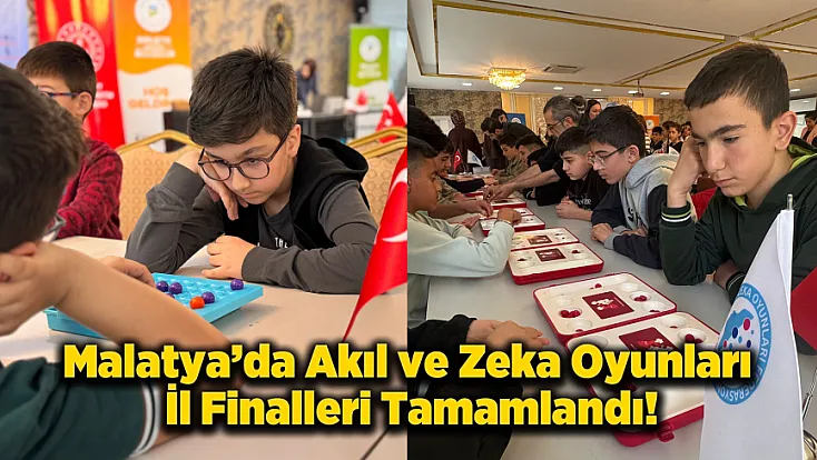 Konya Yolcuları Hazır! Malatya Akıl ve Zeka Oyunları Finalinde Nefesler Tutuldu