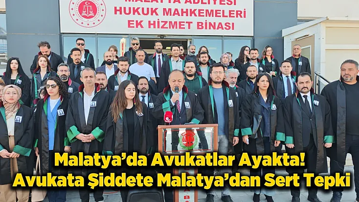 Malatya Barosu’ndan Sert Açıklama! Bu Sadece Bir Cinayet Değil!