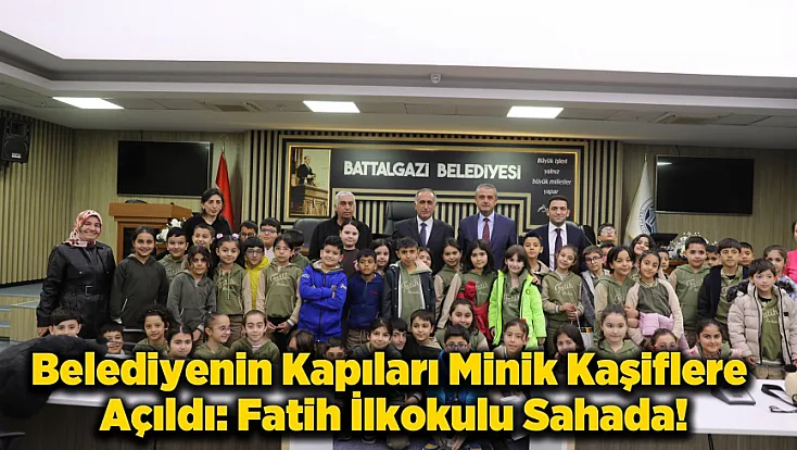 Malatya Battalgazi Belediye Meclisi’nde Özel Konuklar: Fatih İlkokulu Öğrencileri Şehir Yönetimini Öğrendi