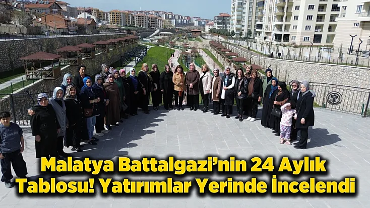 Malatya Battalgazi’deki Değişimi Yerinde İncelediler!