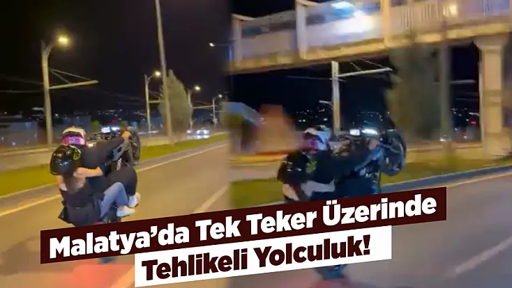 Malatya Çevreyolunda Tehlikeli Yolculuk!