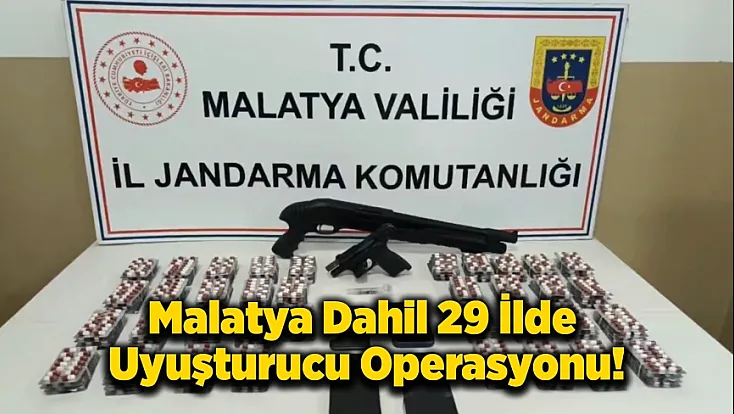 Malatya'da 1 Ton 628 Kilo Madde Ele Geçirildi