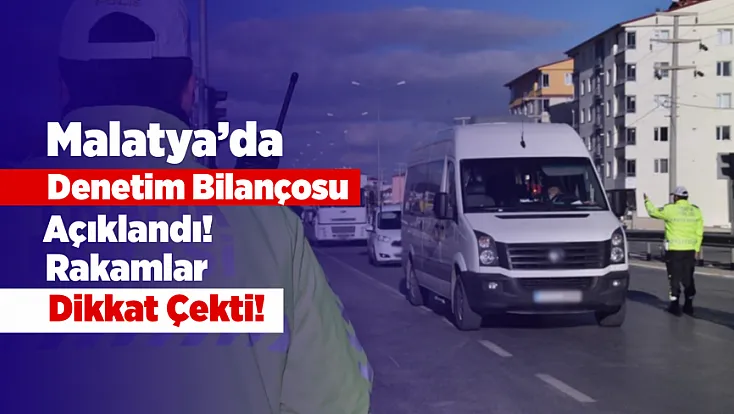 Malatya’da 24 Saatte Milyonluk Ceza! Denetim Bilançosu Açıklandı