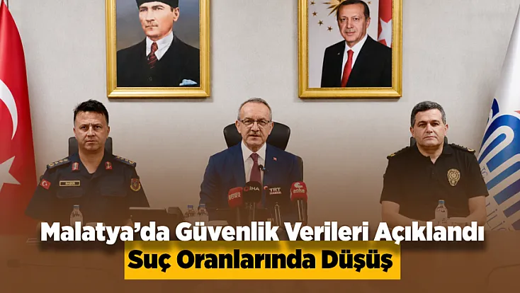 Malatya’da Asayiş Raporu Açıklandı! Suç Oranlarında Dikkat Çeken Gerileme