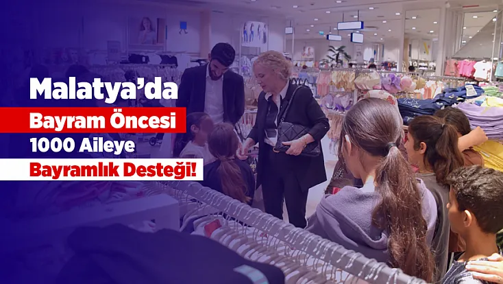 Malatya’da Bayram Hazırlığı! 1000 Çocuğa Bayramlık Kartı Dağıtıldı